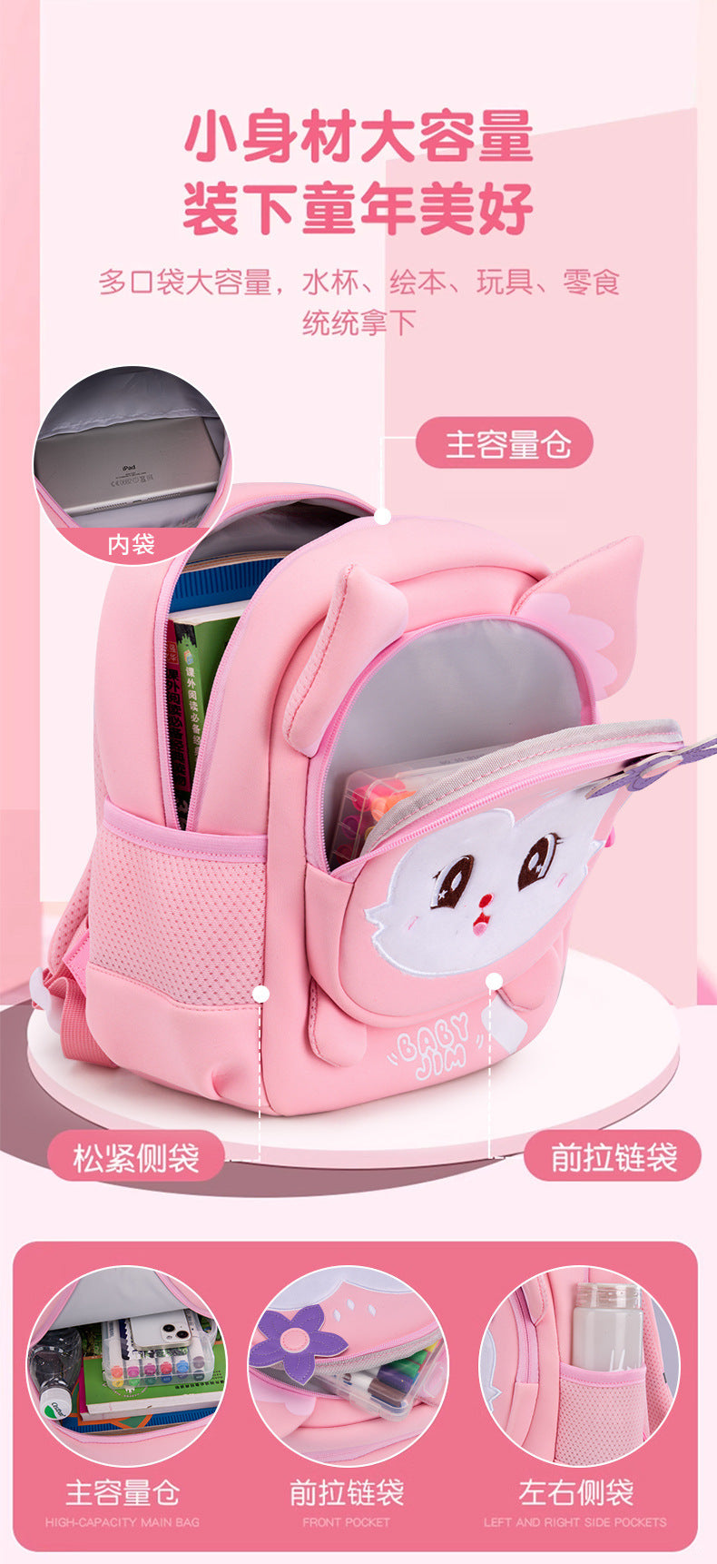 Cute girl Premium backpack